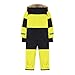 Winter Clothes For Girls 10-12 Faux Fur Hooded Long Sleeve Fleece Lined Boys Snowsuit Warm Waterproof Windproof Suits Fashion One Piece Snowboarding Ski Jumpsuit 1-15 Years Yellow-140