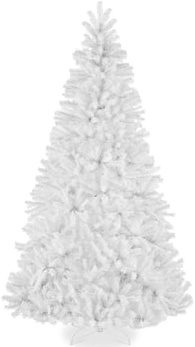 Best Choice Products Artificial Christmas Tree, 6ft Premium Unlit...