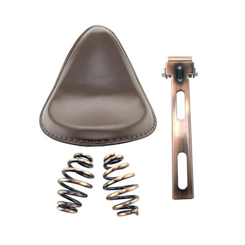 Asiento XL883L marrón individual tipo Bobber con muelles para Sportster 883