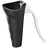 Shophubio Nussknacker aus Edelstahl für Walnüsse, Haselnüsse, Pekannüsse – Spritzwasser-Küchenwerkzeug, rostbeständig, kleines Nuss-Cracking-Gerät (Schwarz 1)