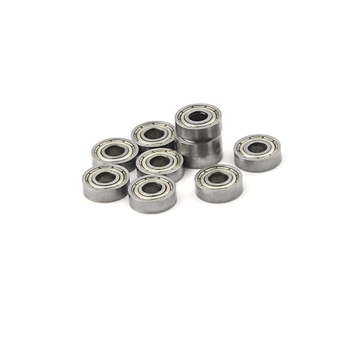 Rodamientos 695ZZ 5x13x4 mm pack de 10 piezas miniatura en color blanco 6