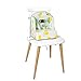 BabyToLove Easy Up Baby Booster Seat | Lightweight On The Go and Easy to Carry | Foldable Safety Booster for Toddler Mealtime and Travel | Happy Lemon
