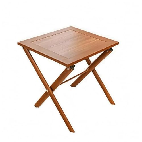 Mesa auxiliar plegable con borde alzado para evitar caídas de objetos en espacios reducidos 2