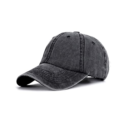 Casquette de baseball unisexe en coton réglable style trucker pour homme et femme