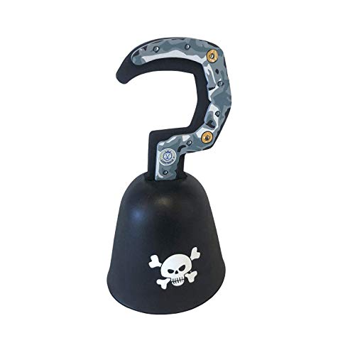 Liontouch - Pirate Hook - Captain Red Stripe - Age 3-8 Years | Pretend Play Foam Toy for Boy Toddlers with Skull Motive | Ideal Accessory for Dress Up & Costumes for Sailing The Caribbeans