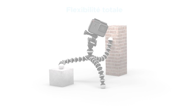 Digicharge Trépied Flexible Caméra Action 10'' - Support Universel GoPro DJI Osmo