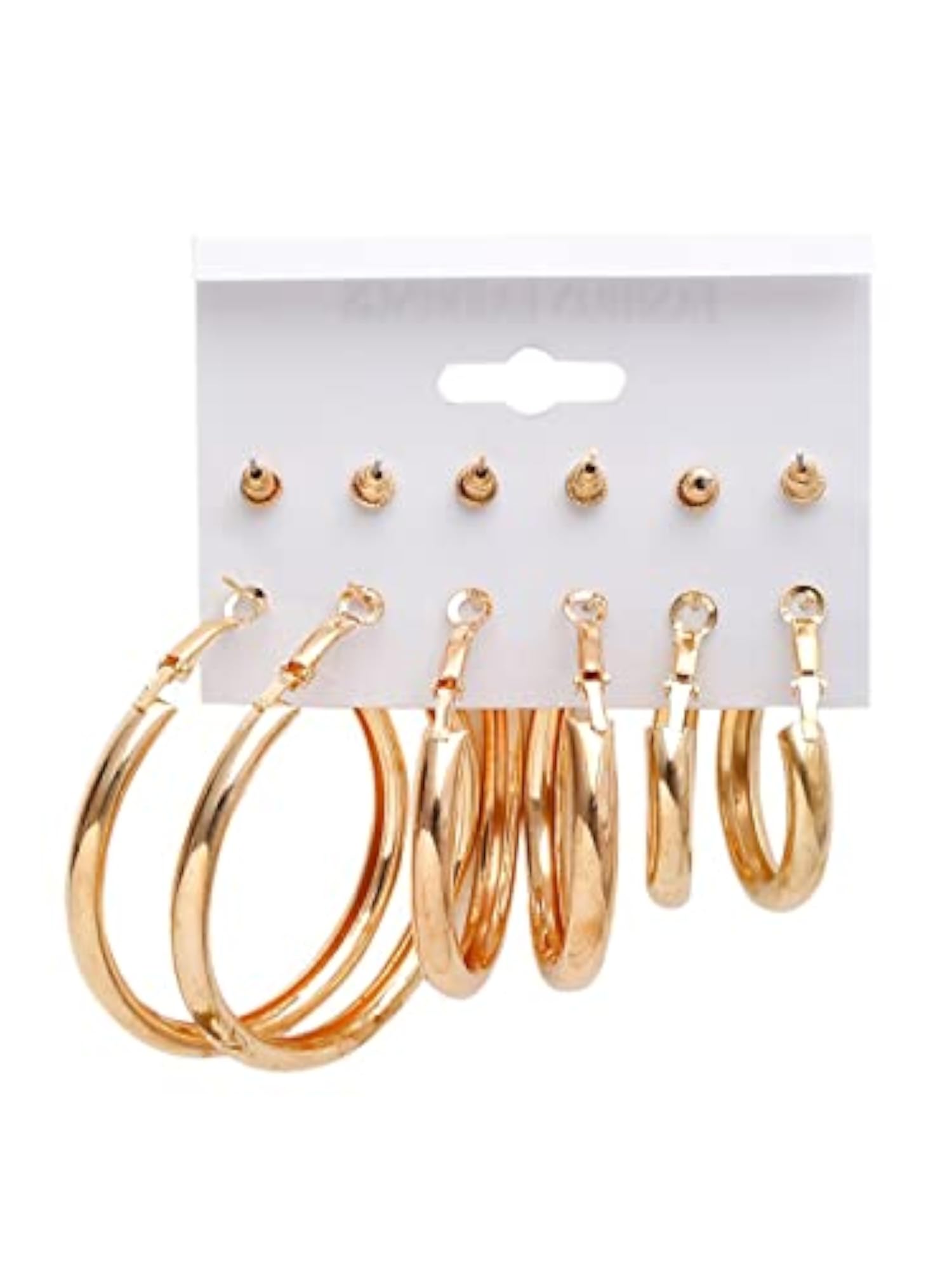 Plated Necklace and Earrings Combo Set (Style 6)