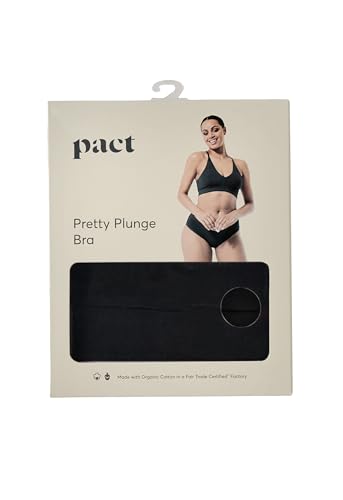 Image of Pact Women's Organic Cotton Pretty Plunge Bralette