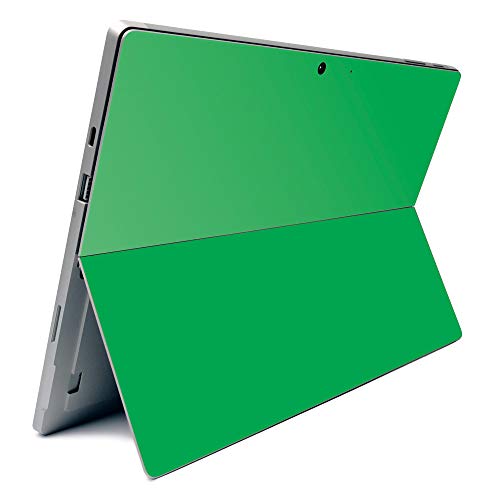 Image of MightySkins Carbon Fiber Skin for Microsoft Surface Pro 7 - Solid Green | Textured Carbon Fiber Finish | Easy to Apply, Remove, and Change Styles | Made in The USA (CF-MISURPR7-Solid Green)