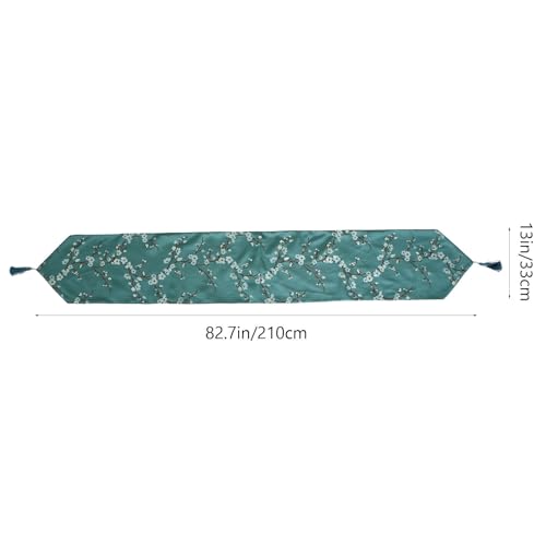 Chemin de table vert en polyester NOLITOY pour fêtes - 8