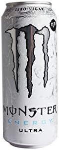 Monster Energy Ultra Zero Drink 500Ml, (Pack Of 5 Cans X 500Ml Each), Vegetarian