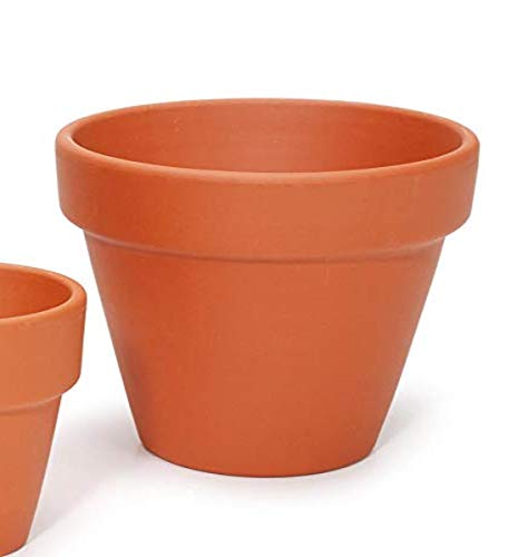 Pot en argile multicolore de 7,6 cm pour décoration de table