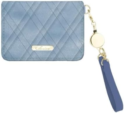 クーリア Clarice Open Pass Case with Reel Blue