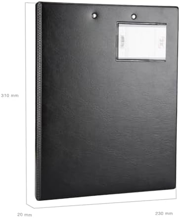 2K 295S Biala Çift Mekanizmalı Klasör Sekreterlik ve 4 Halka Mekanizma, Siyah - Görsel 2