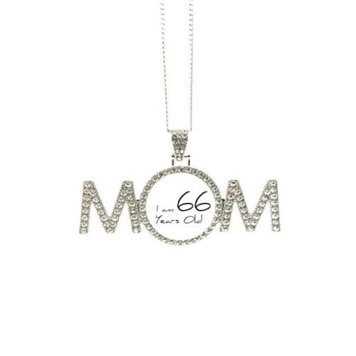 Collier fête des mères I am 66 years old, idée cadeau maman et mamie