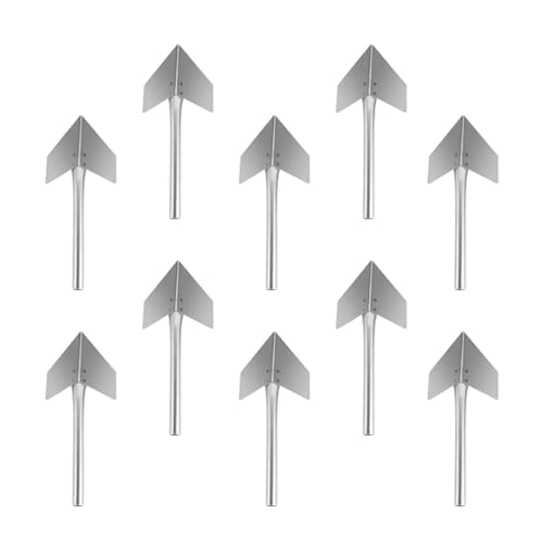 BUGUUYO 10 pezzi Frattazzi Angolari in Acciaio Inox per Stuccatura e Rasatura Pareti Spatola Curva per Angoli Esterni Utensile Resistente per Cartongesso e Finitura Decorativa
