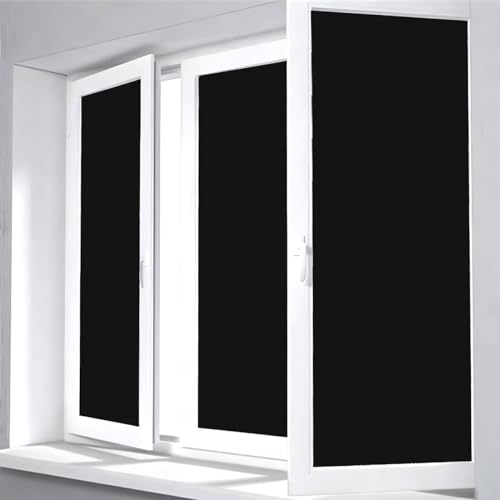 Adesivo Vinil Blackout Vidro Janela Box Porta Blindex Autocolante Lavável (Blackout, 2m x 70cm)
