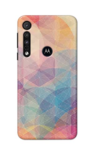 Image of Printed Hard Back Cover Case for Motorola One Macro Back Cover (Crumpled Paper Design) -1803