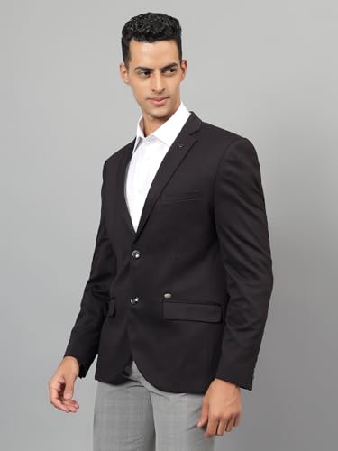 Image of Cantabil Solid Full Sleeves Notch Lapel Casual Blazer for Men | Casual Blazer for Men | Men Blazer for Casual | Blazer for Men Casual (P MBZC00061)