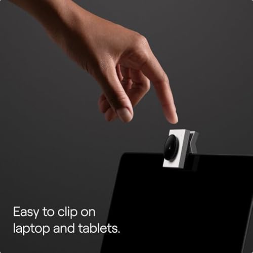 Girino opala - Webcam 4K com clipe, construída para laptops. Sensor 4K, microfones direcionais VisiM