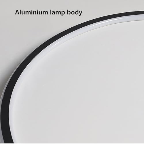 Plafonnier LED rond or 50cm dimmable avec télécommande pour salon - 4