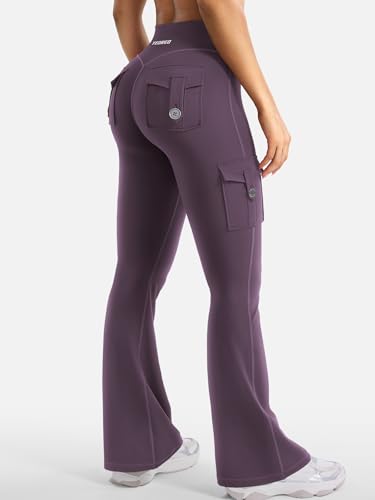 Image of YEOREO CoreFlex Women Workout Flare Leggings
