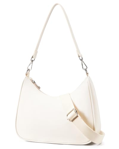 CHOLISS Small Crescent Shoulder Bag for Women, Nylon Crossbody Bags for Women Trendy, Everyday Bag with Adjustable Straps