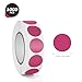 Meitaat Round Stickers Pink 3/4 Inch Circle Labels with Color Coding Dot Sticker Waterproof Removable Roll of 1000 PCS
