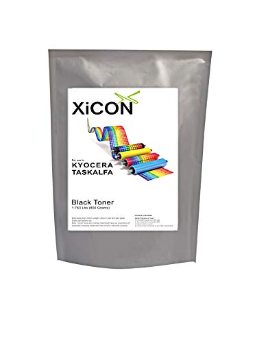 Image of Xicon Black Toner Powder for Kyocera Taskalfa - 800g Pack of 4
