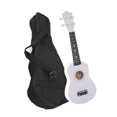 Ukulélé 21 pouces en bois de lutherie traditionnel avec sa housse de protection