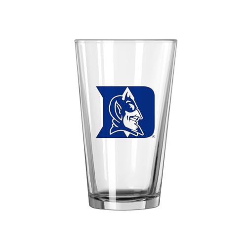 Image of Logo Brands NCAA 16 oz Pint Glass - Durable Glass With Bold Team Color- Chip-Resistant Rim Drinkware For Fans, Tailgates, Home Bars & Everyday Use