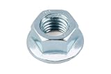 Würth Sperrzahnmutter mit Sperrverzahnung Stahl FK8 verzinkt blau passiviert (A2K) M12-0394012