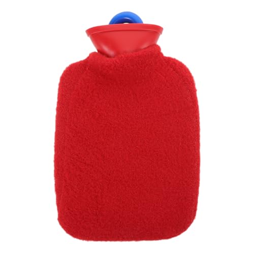 UTHCLO Bouillotte à Injection d'Eau 800Ml Rouge Chauffe-Ventre Portable pour Femme Paquet à Eau Chaude Rechargeable pour Soulager Douleurs Menstruelles et Réchauffer en Hiver