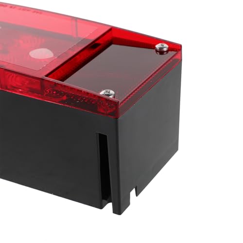 JECOMPRIS 2 luces rectangulares para remolque: luces direccionales impermeables para camiones, vehículos recreativos y motos de nieve. Luces de señal traseras para mayor seguridad.