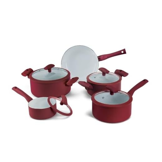 2. Conjunto De Panelas 5 Peças Vermelho – Hércules