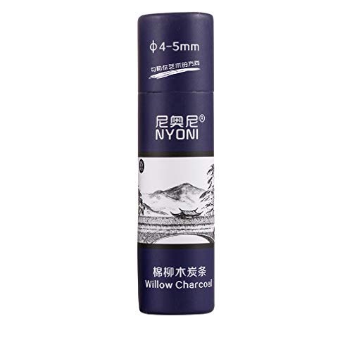 Willow charcoal drawing charcoal 4-5mm black charcoal design 25 pieces