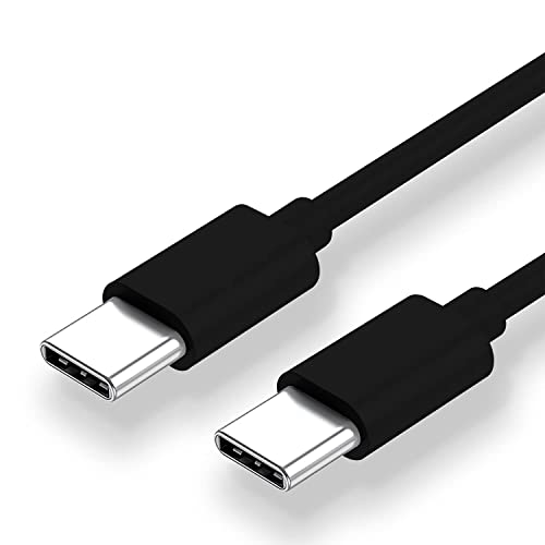 Image of Xykos [3.3 Ft ] USB Type C To C Fast Charging & Data Sync Cable Compatible with Samsung Galaxy Z Flip 3 5G / Z Fold 3 5G / S22 / S21 / S20 / Note 20 Series / M31s / M33 / M51 / M52 / M53 / F62, Google Pixel Series, and All Type C - C Devices [60W / 3 Amp, 480 mbps Data Transfer Speed, Black]