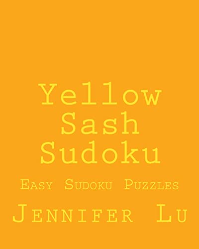 Yellow Sash Sudoku: Easy Sudoku Puzzles