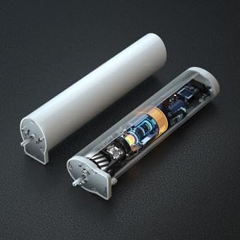 Internal view of the A-OK AM68-1.5/100-EM-GP Smart Curtain Motor