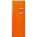 Produktbild Smeg FAB30LOR3 Kühlschrank, freistehend, 294 l, A+++  Kühl-Gefrier-Kombination (294 l, SN-T, 4 kg/24 h, A+++, neue Fläche, Orange)