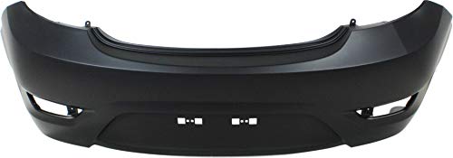 Evan Fischer Rear Bumper Cover Compatible with 2012-2017 Hyundai Accent Primed Hatchback
