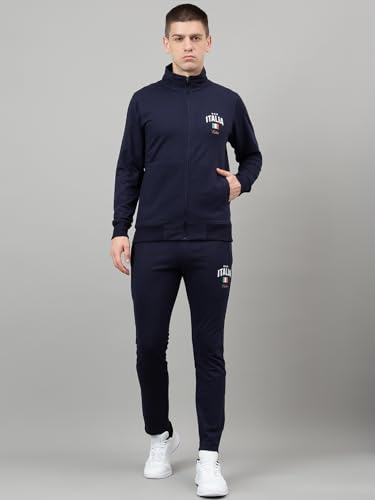 Image of Men's Winter Fleece Tracksuit | Zip-Up Sweatshirt & Track Pants, Soft Fleece Fabric, Warm 2-Piece Sportswear for Gym, Streetwear & Casual Wear |FTS-68