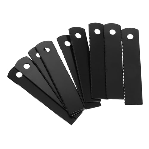 POPETPOP Set: 10 Flint Fire Starters Serrated Steel Scraper Compact for Outdoor Camping and Emergency Use