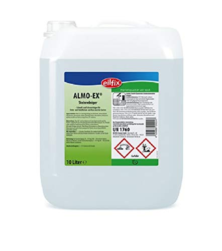 Preisvergleich Produktbild Almo-Ex Steinreiniger Algenentferner Moosvernichter Grünbelagentferner (1 Kanister x 10 Liter Almo-Ex)