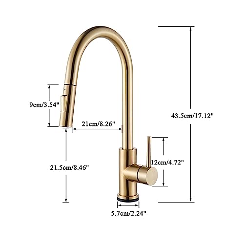 Robinet de cuisine smart touch mitigeur capteur extractible