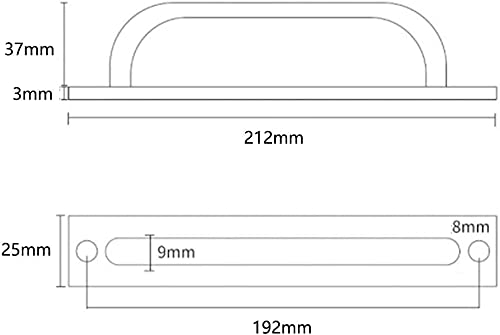 Gaizda Pack Of 2 Barn Door Handle, Sliding Door Pull Handle,High Performance Handle, Cabinet Door Handles, Drawer Knobs, Kitchen Handles,Hardware Door Handle For A Wooden Door,Cabinet Door,Black #TOP1