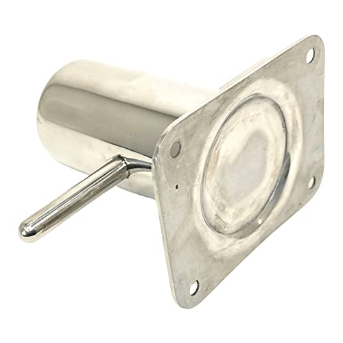 Fantic26 Boot Edelstahl Leinen Festmacher Kreuz Poller 120mm Edelstahl Rostfrei Marine Anlege Stegpoller für Motorboote I Tender I Schaluppe I Sloep I Schlauchboote