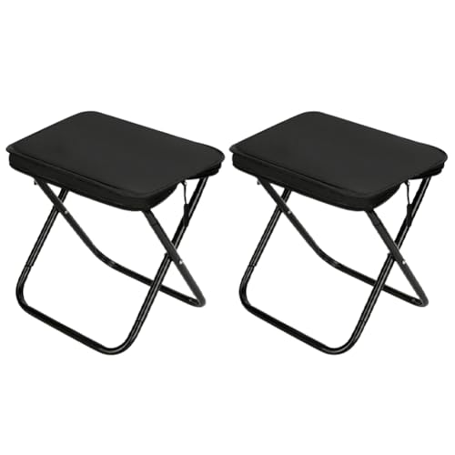 Tabouret de camping noir et trousse outdoor pour loisirs