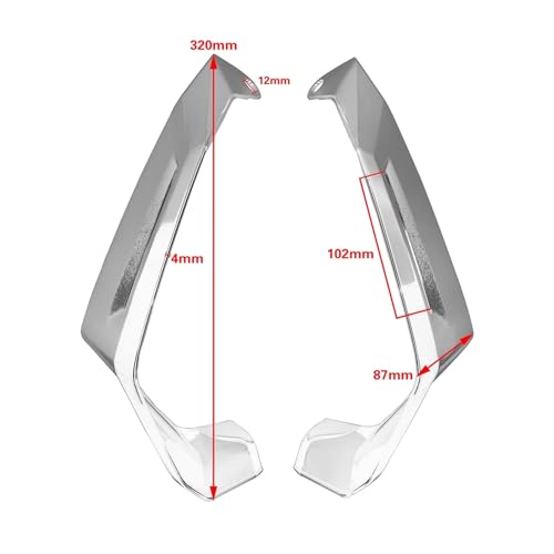 Déflecteurs d'ailes de carénage Forza 750 finition Batwing haute précision - 6