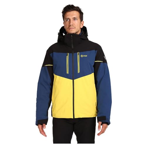 Veste de ski homme Kilpi TONNSI-M rouge et noire pour sports d'hiver
